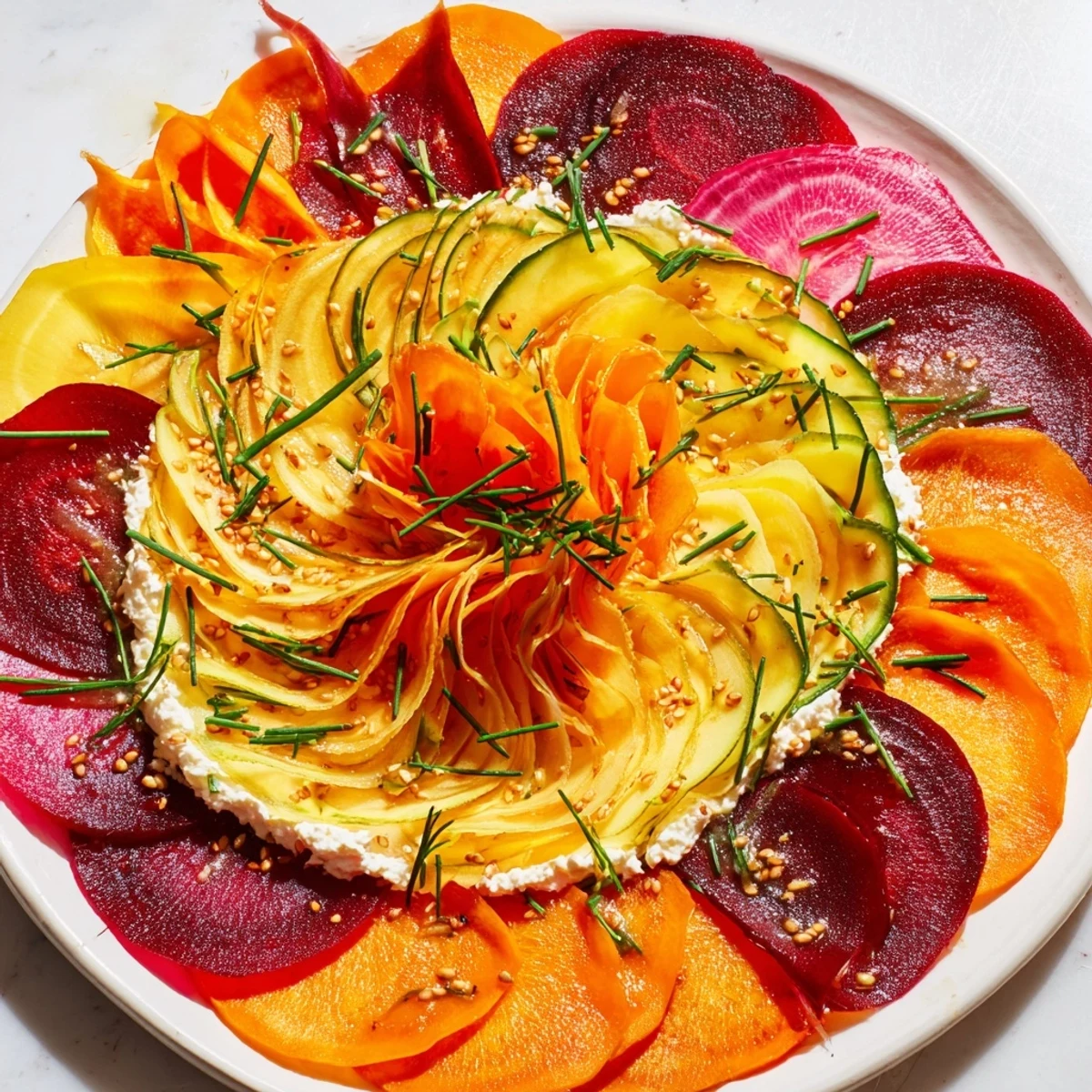 Radial Symmetry Sunburst Salad
