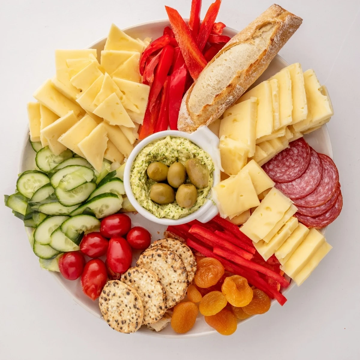 Fresh and flavorful Arrowhead Charcuterie Board with a tempting variety of ingredients, perfect for your party.