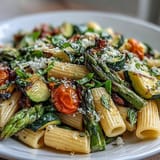 Spring Pasta Primavera Fresh Veggies