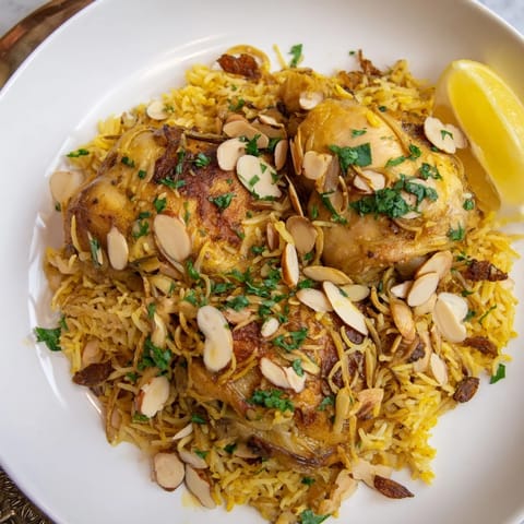Saffron Chicken Rice Pilaf