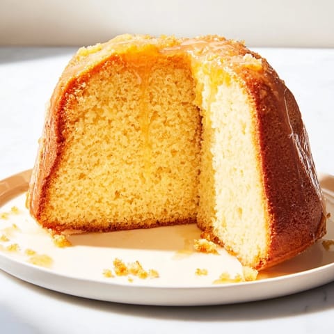 Soft Glow Golden Honey Cake