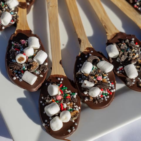 Hot Chocolate Spoon Toppings