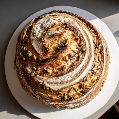 Fibonacci Spiral Growth Bread