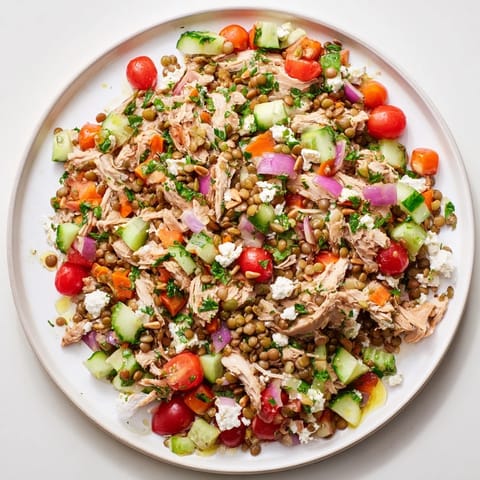 Chicken Lentil Recession Salad
