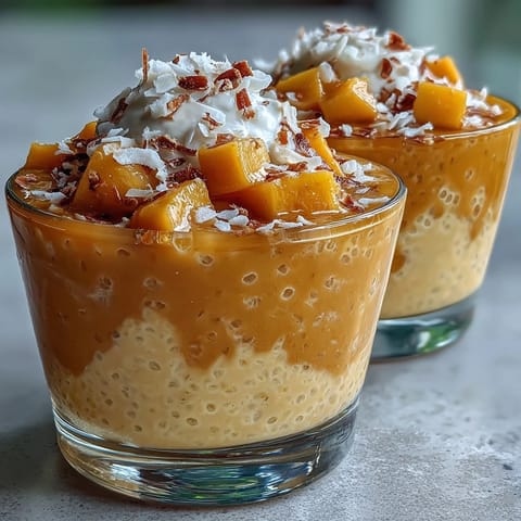 Vegan Mango Chia Pudding Cups
