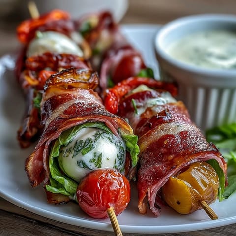 Picnic-Ready Italian Sub Skewers