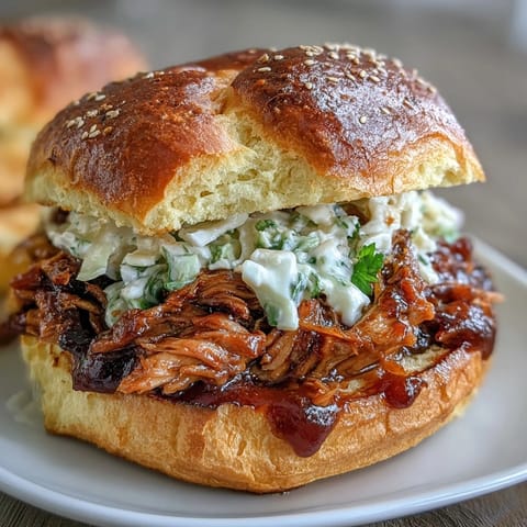 Delicious BBQ pulled pork sliders with tender meat and tangy sauce, perfect for baby showers and parties.