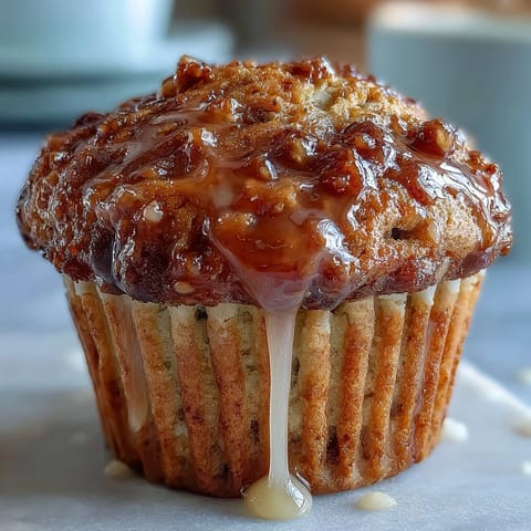 Bright, golden lemon poppy seed muffins with a tangy lemon glaze, perfect for spring brunch or a sweet afternoon treat.