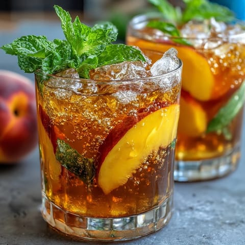 Mango Peach Sparkling Tea