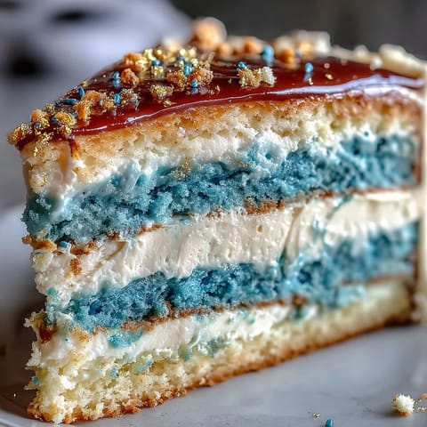 Graduation Cake Dark Blue Gold