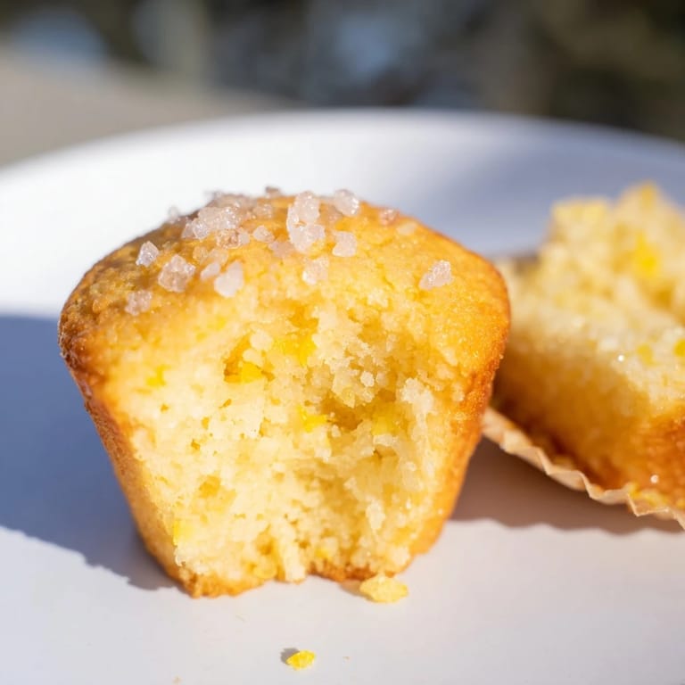 Mouthwatering image of twelve Simple Sweet Lemon Zest Muffins, boasting a bright and zesty flavor.