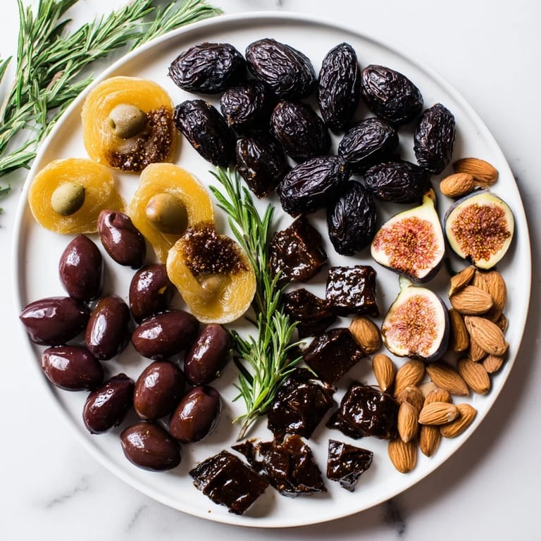 Imagine the vibrant colors of this Winter Solstice Board, a festive cheese and fruit platter to share.