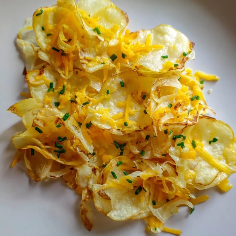 Imagine the savory aroma of these homemade Crispy Onion Cheese Chips, a delicious, cheesy, and crunchy treat.