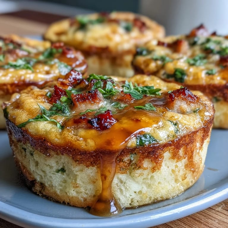 Protein-packed egg muffins with ham, bell peppers, and spinach, baked until puffed and golden for a healthy start.