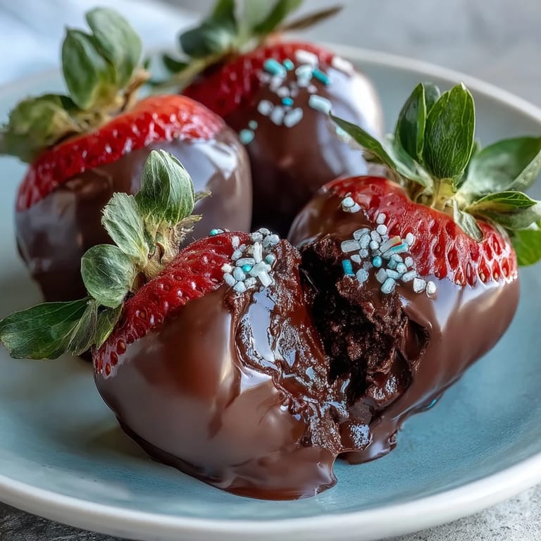 Fresh strawberries coated in creamy chocolate and topped with bright sprinkles create a delightful, easy Easter dessert everyone will love.