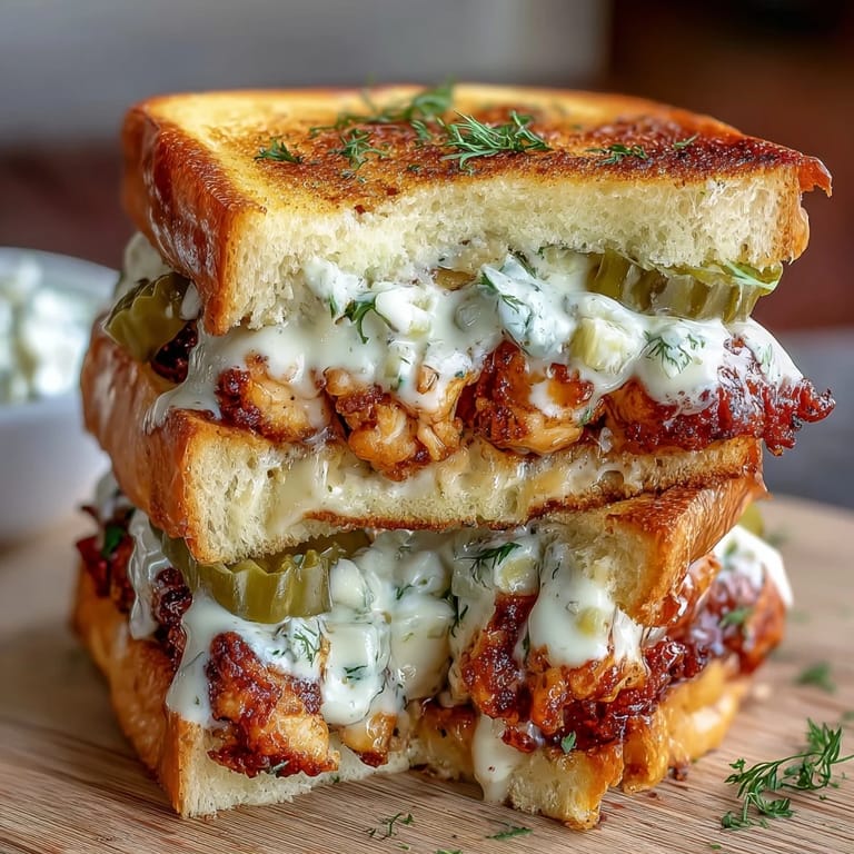 Savory shredded chicken in zesty ranch au jus, topped with tangy pickles for the ultimate Crockpot Mississippi chicken sandwich.
