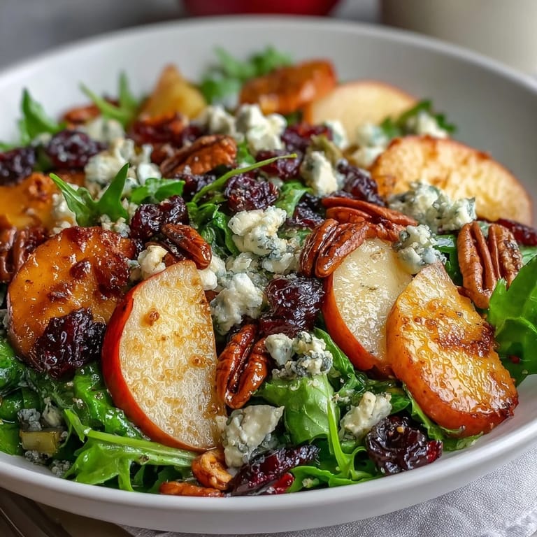 Refreshing celery apple salad with walnuts and feta, tossed in a zesty vinaigrette for a perfect light lunch.