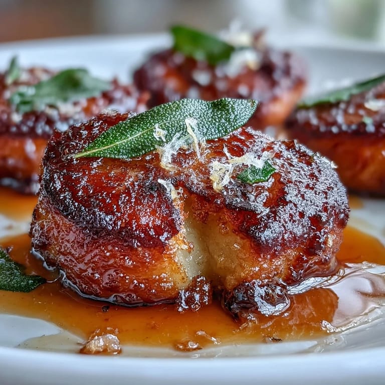 Elegant brown butter sage gnocchi dish with crispy sage leaves, perfect for a comforting vegetarian dinner or special occasion.